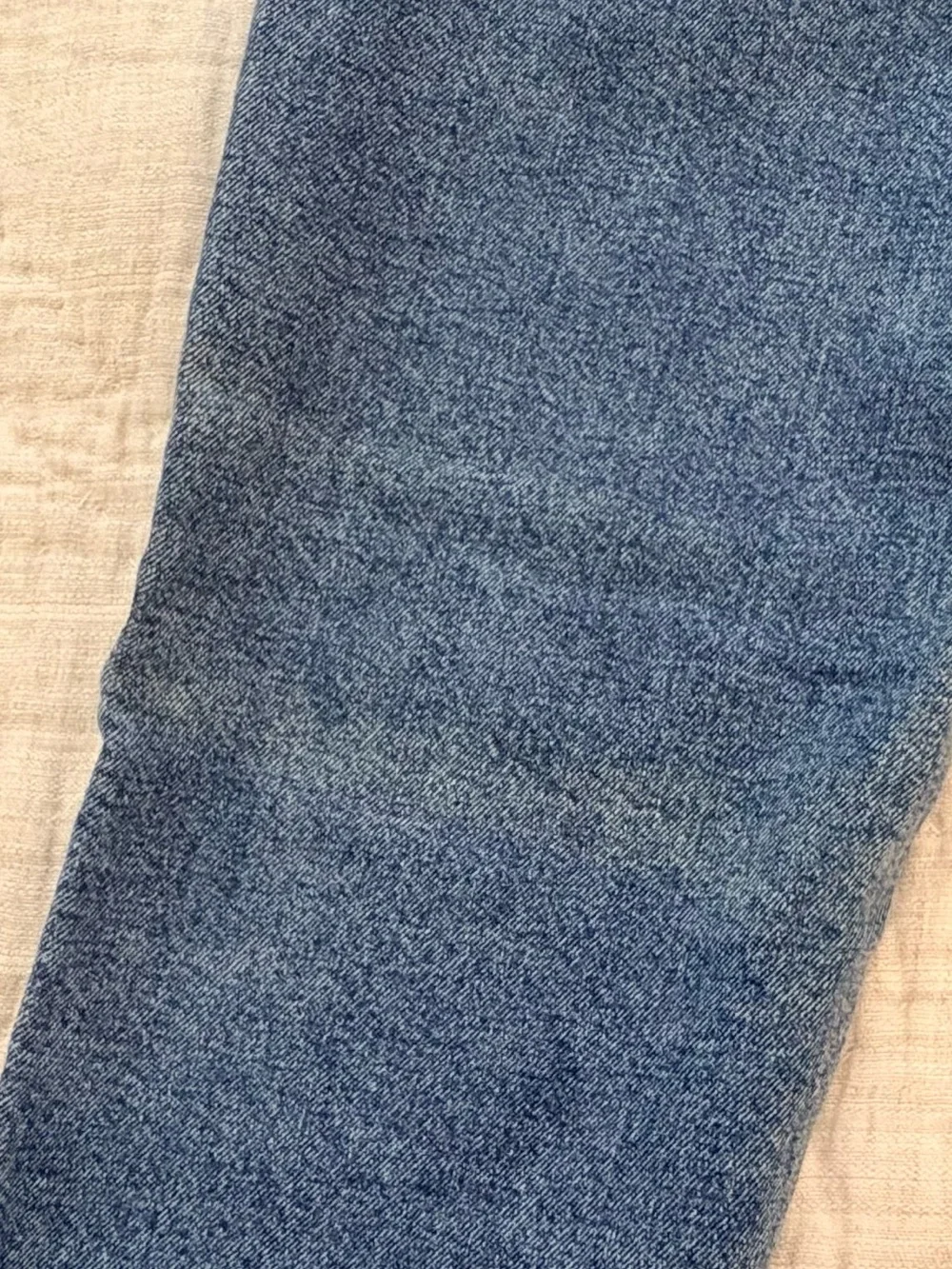 H&M Women High-Rise Straight Leg Blue Jeans Classic SZ 2 Faded Denim Casual